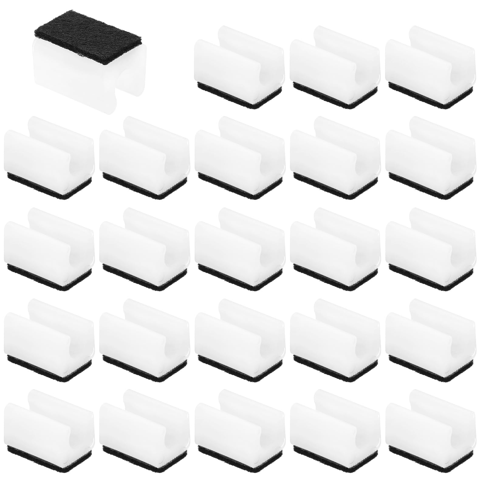 PATIKIL 24pcs Rectangle Chair Leg Cover with Felt Pad
