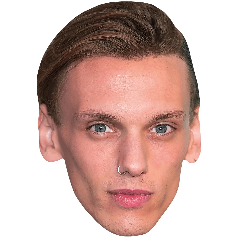 Jamie Campbell Bower (Short Hair) Celebrity Mask, Flat Card Face, Fancy Dress Mask