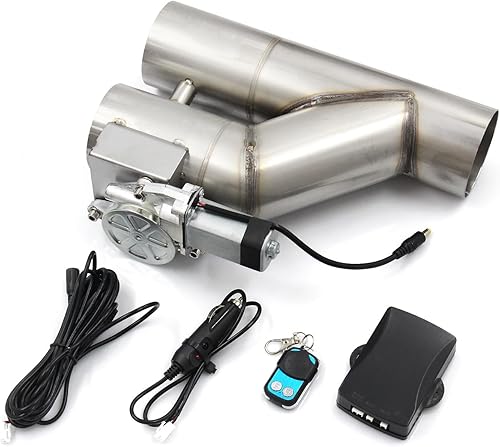 Kit universal de tubo de escape en Y de acero inoxidable (uno, 3 pulgadas)