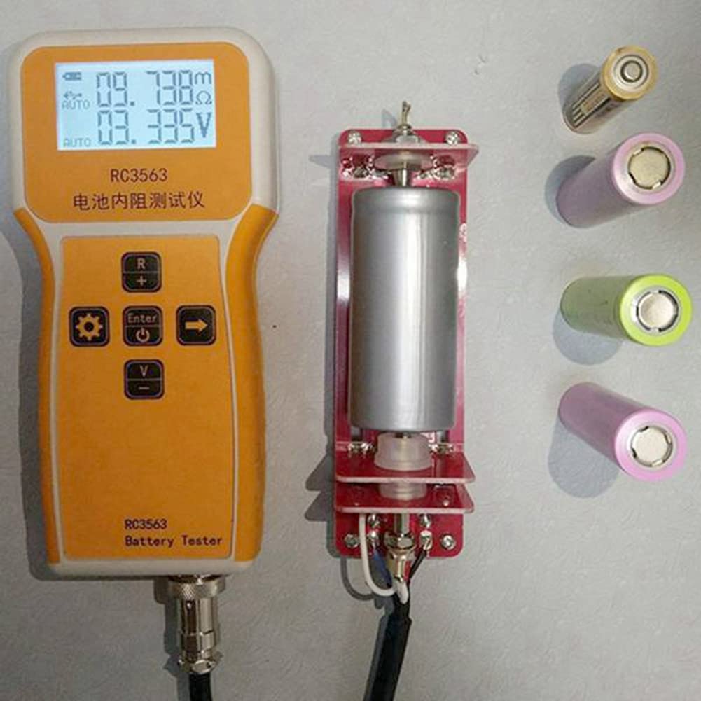 RC3563 - Probador de batería de 3 dígitos de voltaje de resistencia interna de batería de litio CA de cuatro cables (B)