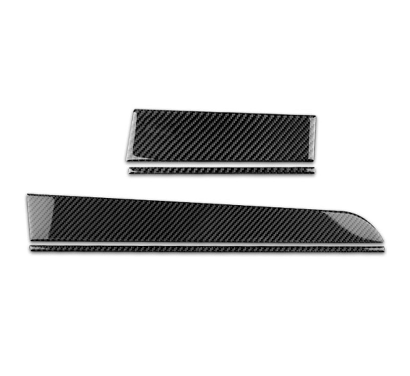 Interior Trim for Subaru for Crosstrek 2018-2023 for Impreza 2017 2018 2019 2020 2021 2022 2023 Car Co-Pilot Dashboard Sticker Cover Trim Sticker(RHD Black)