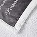 Rose Home Fashion Fuzzy Blanket, Throw Blanket, Fleece Blanket, Plush Blanket, Fluffy Blanket, Get Well Gifts, Sympathy Gift, Breast Cancer Gifts, Cancer Gifts for Women, Breast Cancer Survivor Gifts (Throw, Grey)