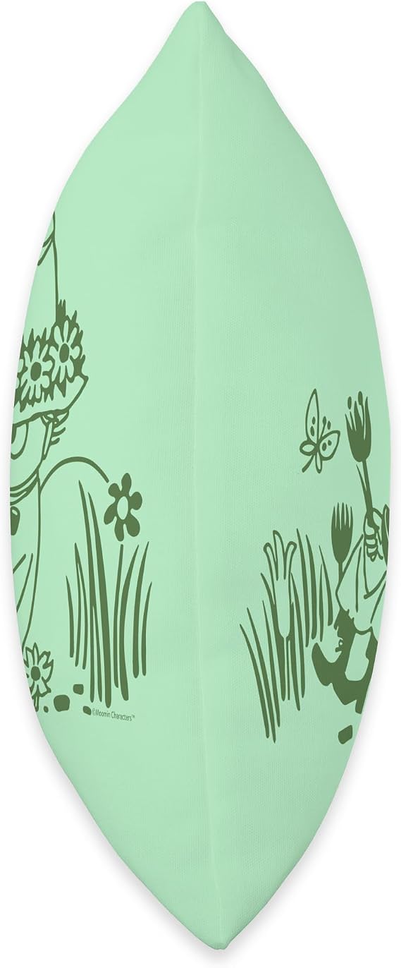 Moomin Snufkin Relaxing in Nature Throw Pillow