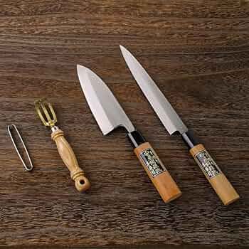 柳包丁　相出刃　セット Amazon｜包丁どっとこむ包丁セット 柳刃・出刃包丁2本セット