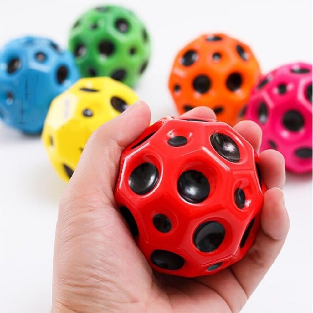 Hot Pink Space Ball – Hüpfball Mit Hoher Sprungkraft, Aus Robustem Schaumstoff, Für Kinder & Haustiere