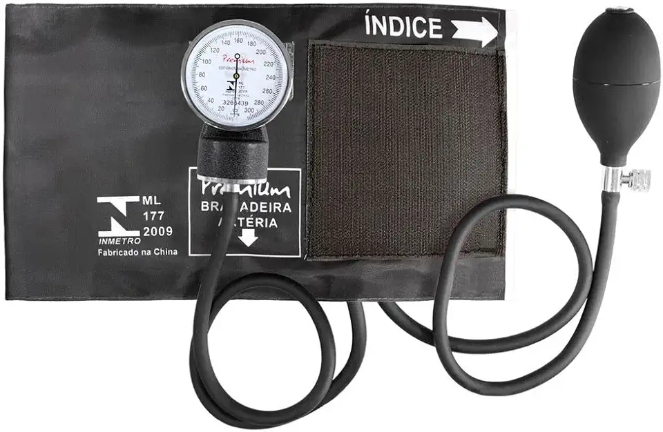 Esfigmomanômetro em Nylon Cinza Premium