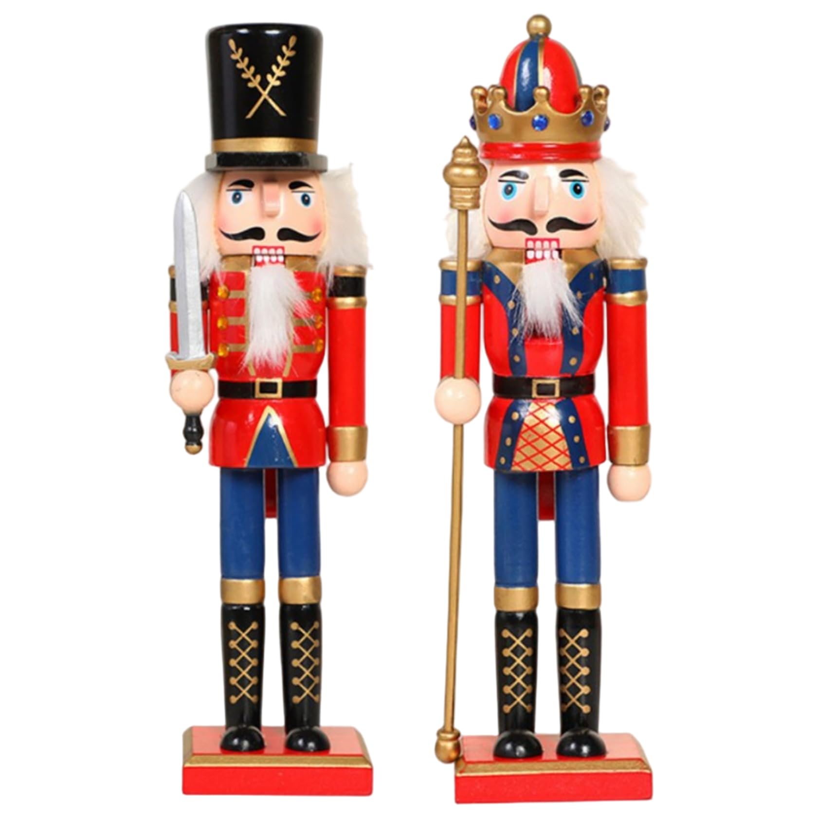 Casse-Noix en bois de Noël idée cadeau traditionnelle de 30 cm avec son épée