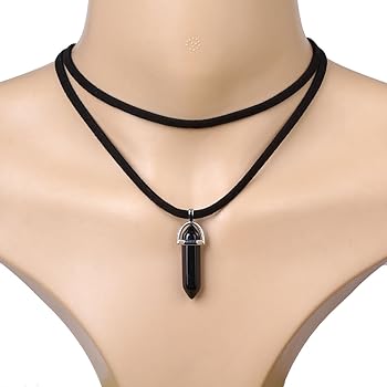 ★PEARLY MORE★ Ball Point Leather String Necklace Baroque Pearl Black Leather Necklace by Judy Knose – BNOX