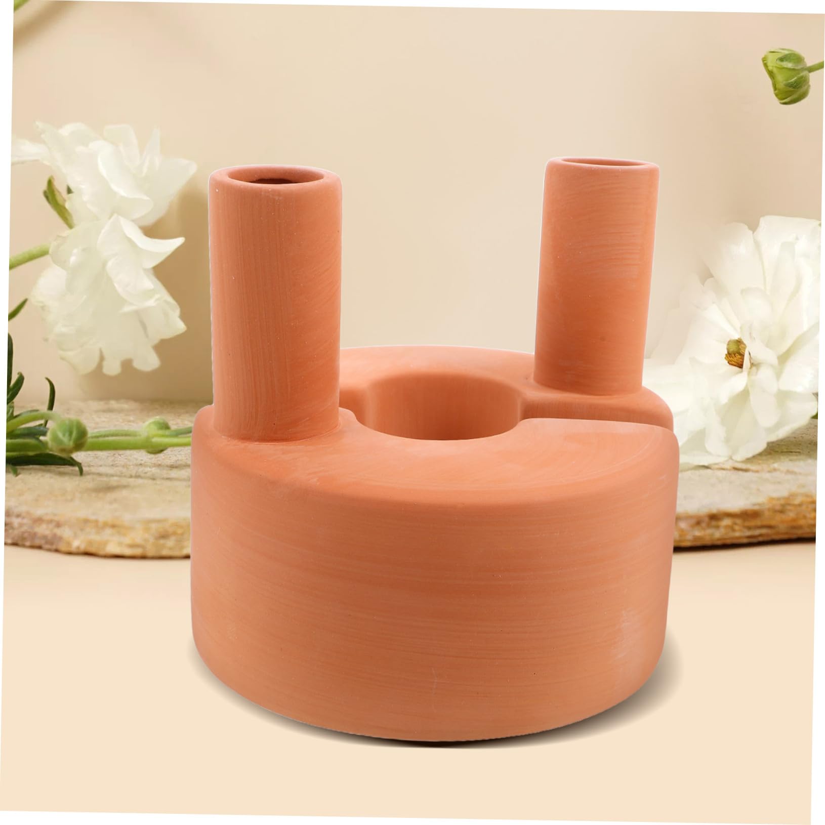 ORFOFE Estacas de Riego de Terracota Auto-Regulables para Plantas Dispositivo Automático de Autorriego para Interior y Exterior Sistema Práctico para Cuidado Fácil y Versátil de Bonsáis