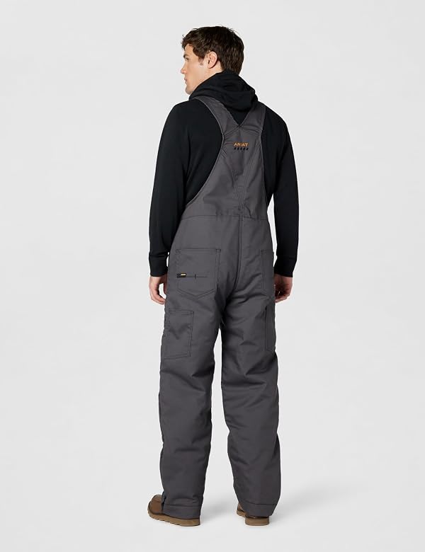 ARIAT Men’s Rebar DuraCanvas Stretch Insulated Bib by ARIAT - Image 3