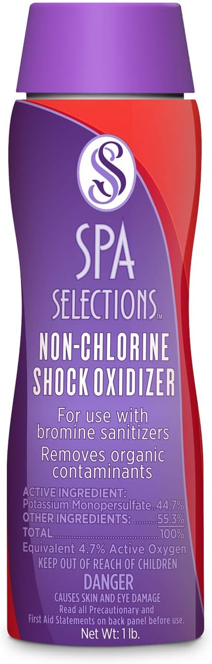 Spa Selections 86261 Non Chlorine Shock Oxidizer Care for Spas and Hot Tubs, 1 lb