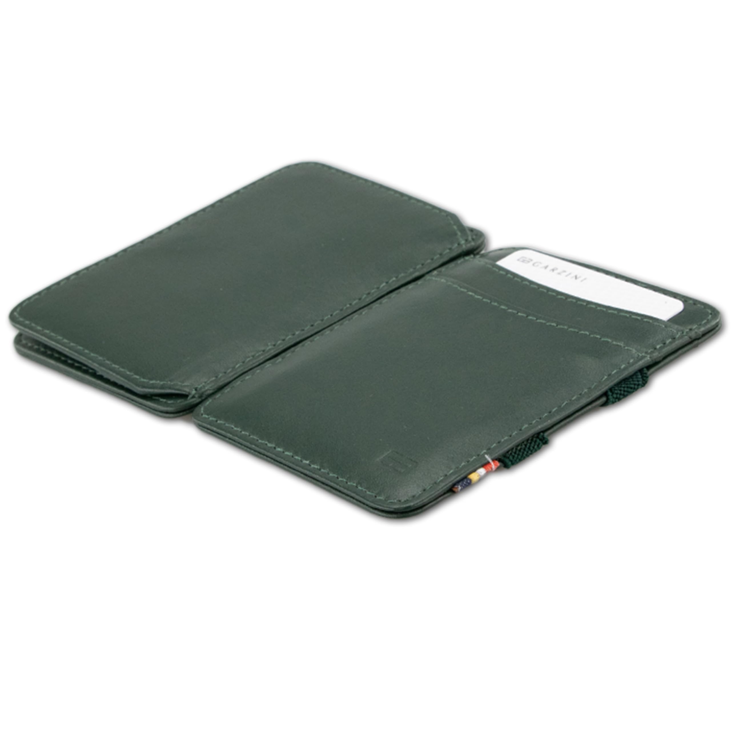 Hunterson Flacher Geldbeutel Fuer Herren aus Leder, Magic Wallet mit RFID-Schutz, Geldboerse mit Kleingeld und Platz Fuer 6 Karten,