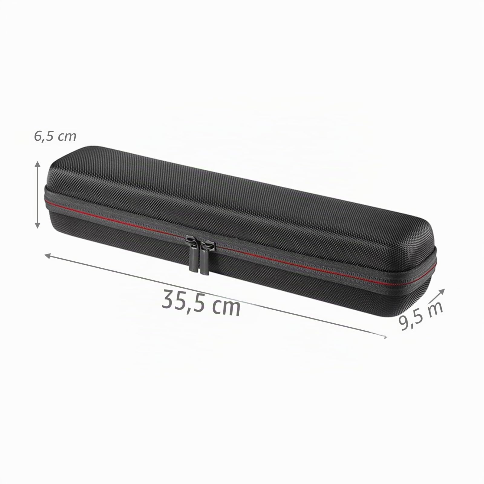Bolsa resistente al calor para plancha de pelo iónico, cepillo de viaje, bolsa de almacenamiento, bolsa de transporte de EVA (negro)