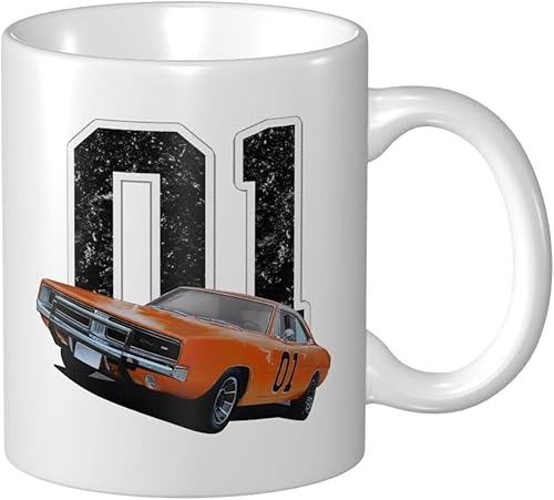 The Dukes Funny of Movie Hazzard - Taza de café, taza de té, taza de cerámica única para los mejores regalos de broma para mamá y papá