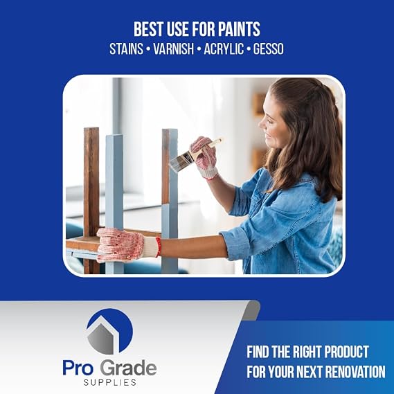 Pro Grade - Paint Brushes - 2Ea 3 Flat Brushes