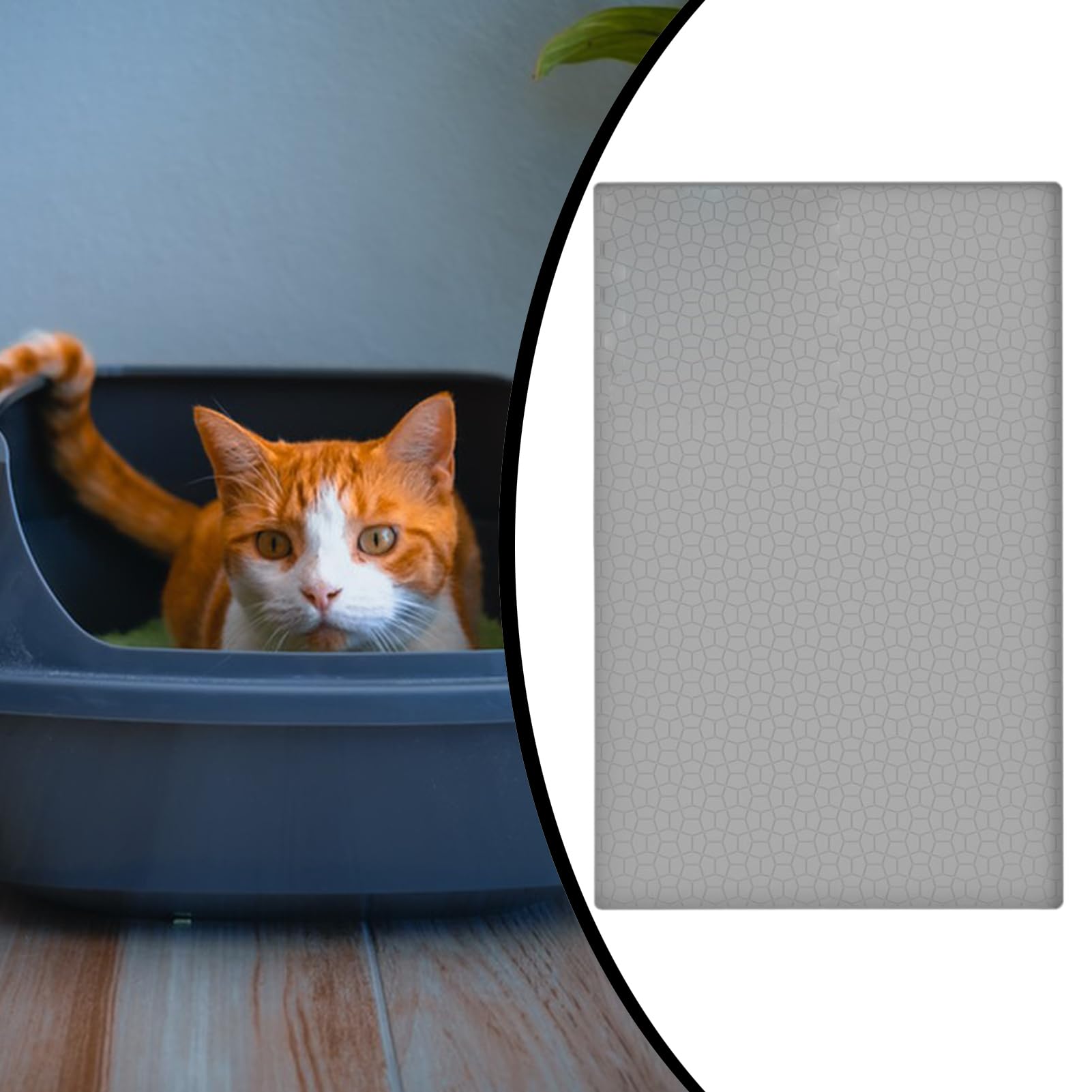 Alfombrilla Para Arenero Alfombrillas De Silicona Para Suelo Y Gatos | Lavable Varios Tamaños Interior Exterior Entrada Baño Apartamento