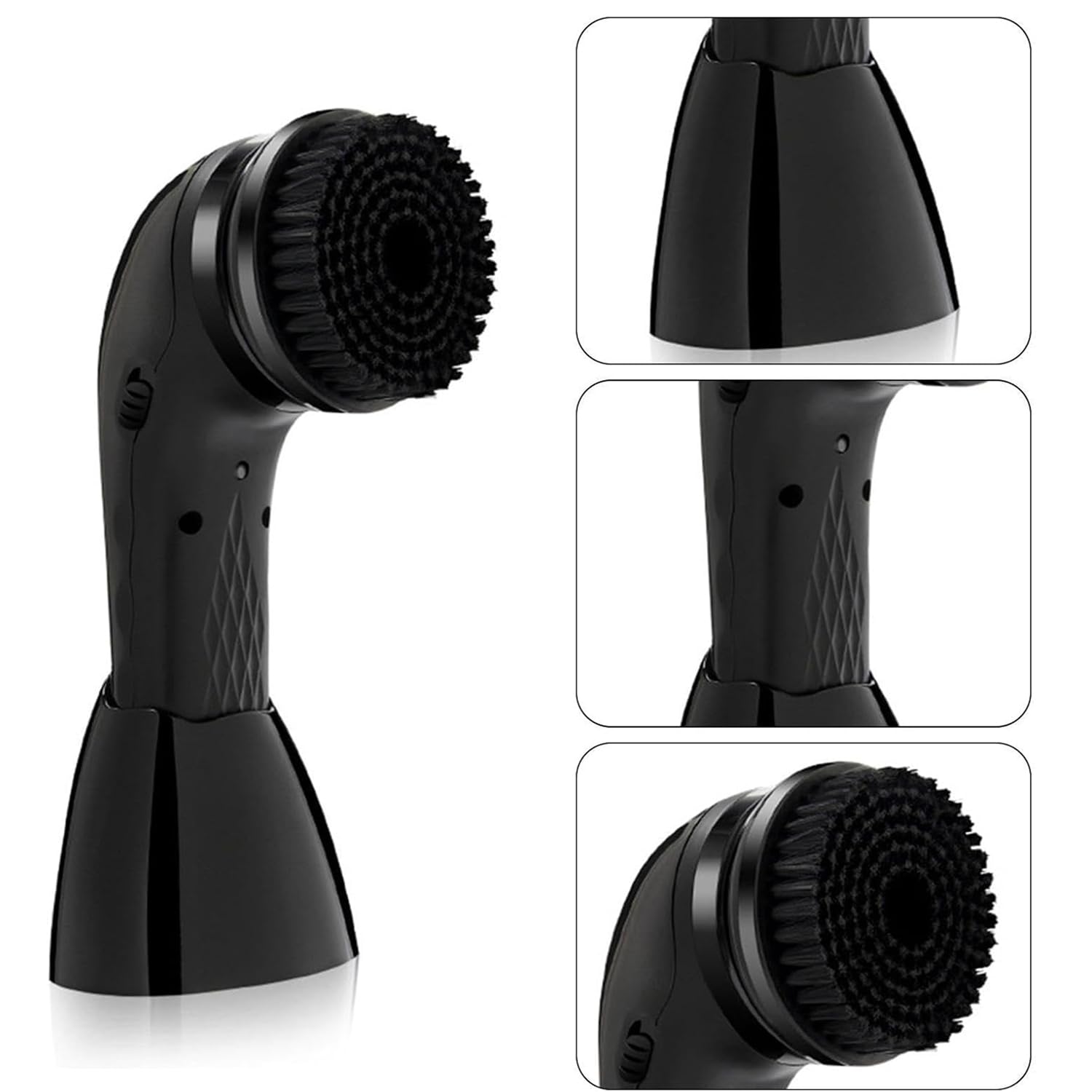 Kit Elettrico per la lucidatura delle Scarpe, Spazzola elettrica Senza Fili per la Pulizia delle Scarpe, Kit di Pulizia Portatile per la Cura della Pelle, con 6 testine, Ricaricabile Via USB