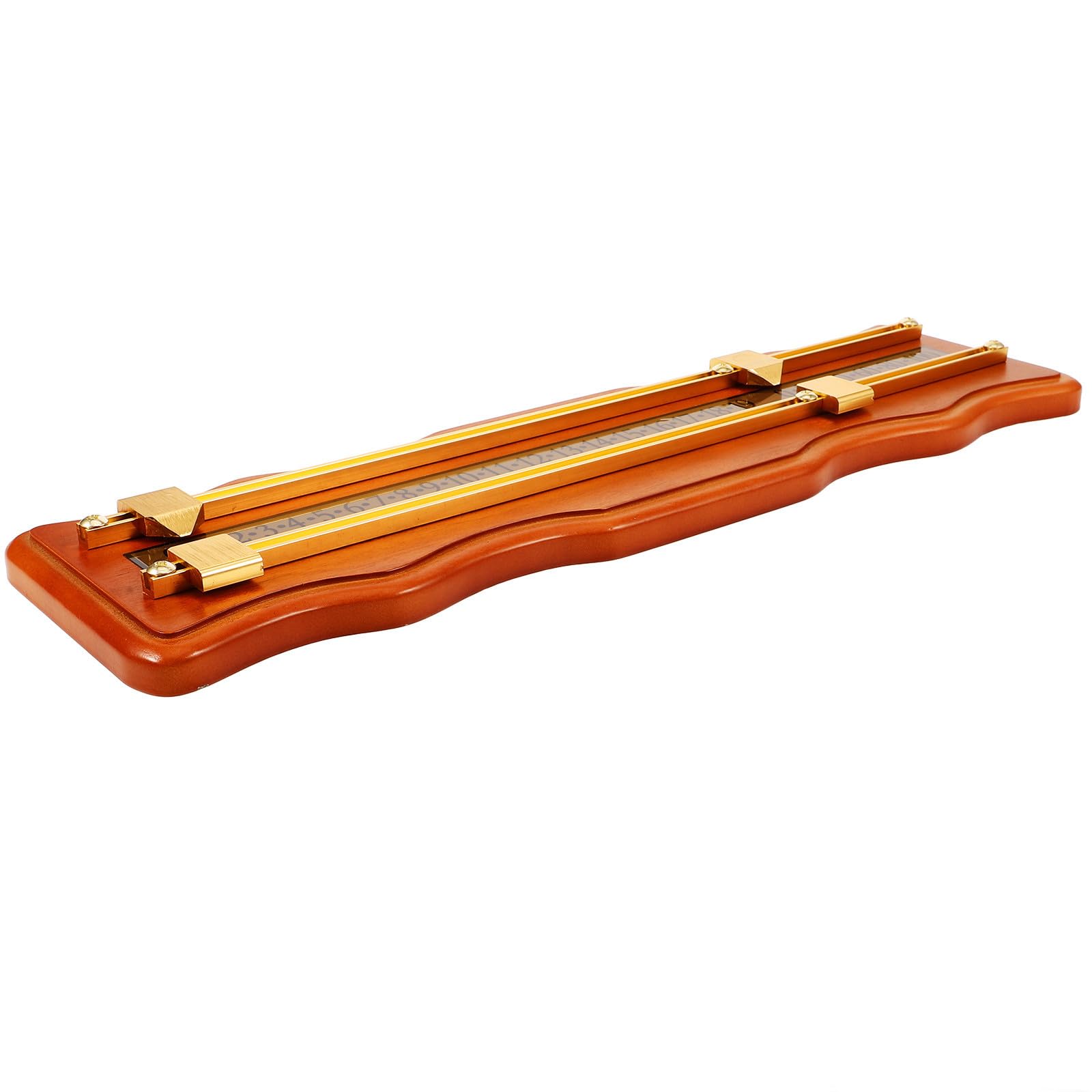 Zerodeko Tabellone Segnapunti da Biliardo Scorekeeper Riutilizzabile Tabellone Segnapunti Snooker 2 Binari Ondulato Pannello in Metallo e Density Board per Tavolo da Snooker e Partite
