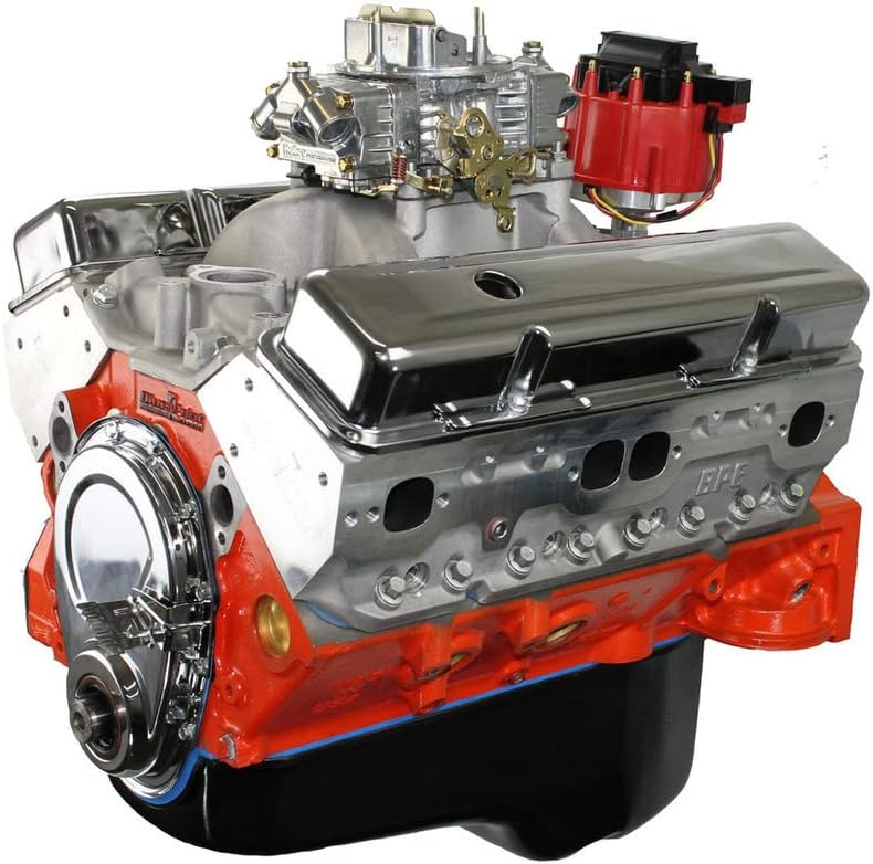 BluePrint Engines - BP38318CTC1 - SBC 383 Crate Engine - Base Dressed w/Alm Heads
