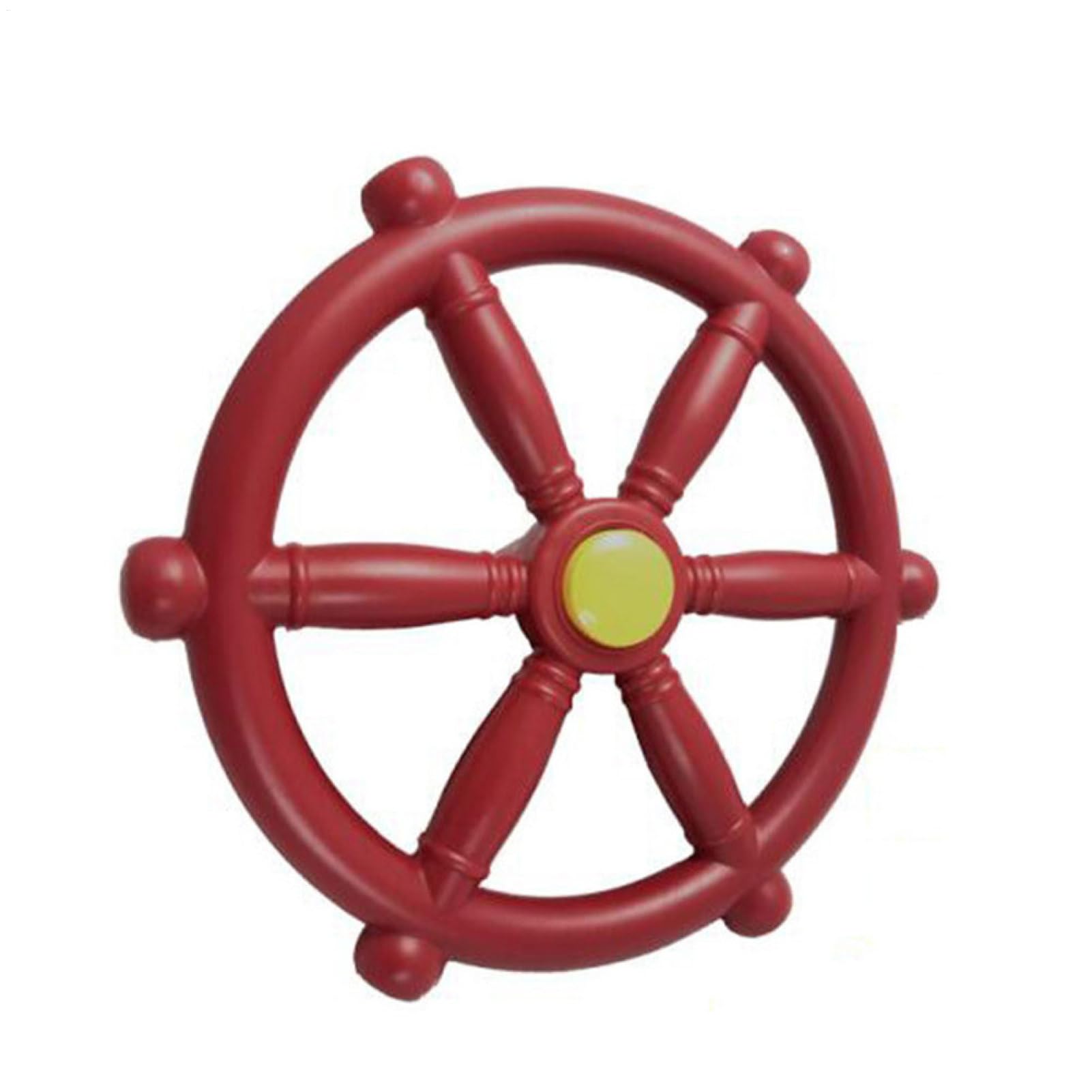 Pirate Ship Steering Wheel Toy, 11.81in Ship Pirate Steering Wheel Jungle GymSteering Wheels Kingdom Playground Accessories For Kids Outdoor Playhouse,Treehouse,Backyard Playset Or Swingset