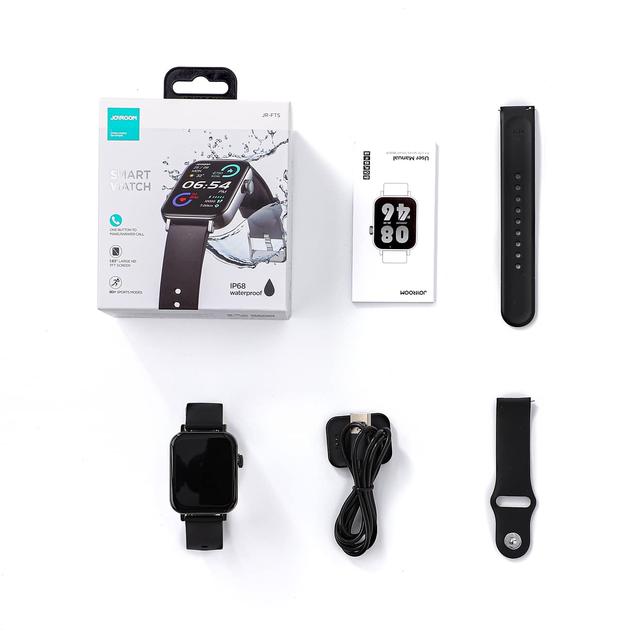 Smartwatch Joyroom JR-FT5 Fit-Life (czarny)