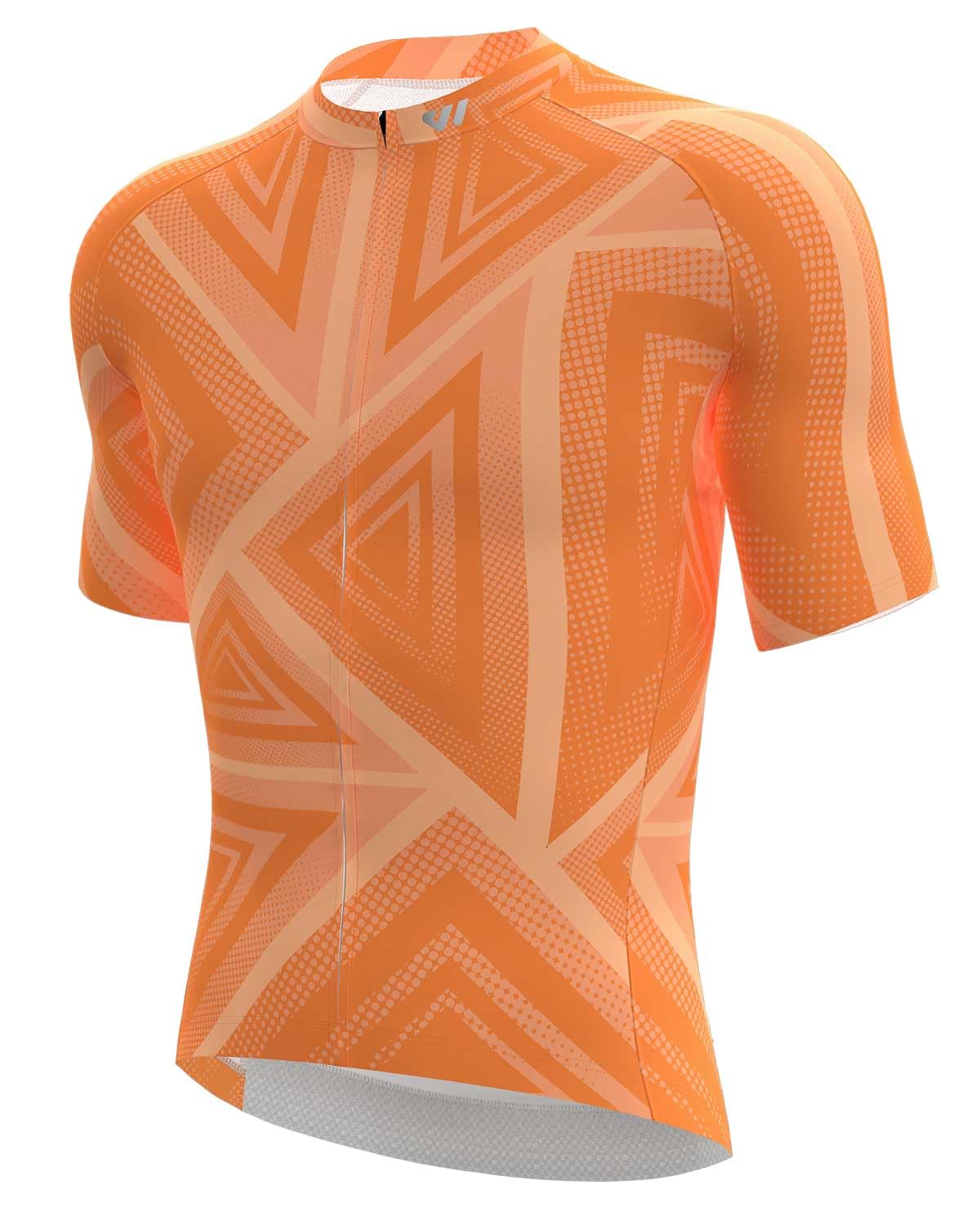 Wulibike Men's Cycling Jerseys Short Sleeve Bike Biking Shirts Full Zip with Pockets Road Bicycle Clothing