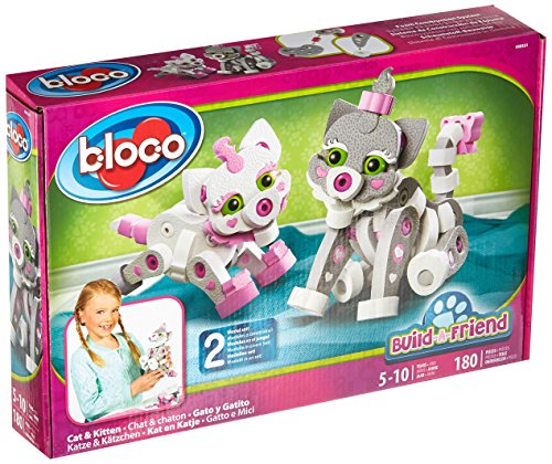 Wooky 30331 Bloco Build-a-Friend - Juego de construcción para Gato y Gato
