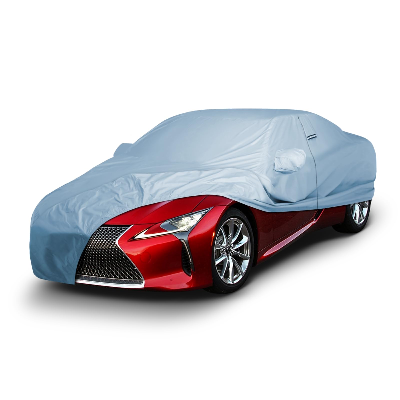 iCarCover Premium Car Cover for 2018-2026 Lexu s LC500, LC500h Heavy Duty Waterproof All-Weather Automobiles Custom Fit Indoor Outdoor UV Snow Protection Covers with Straps and Bag 12. LC500, LC500h 2018-2026 Sky Gray