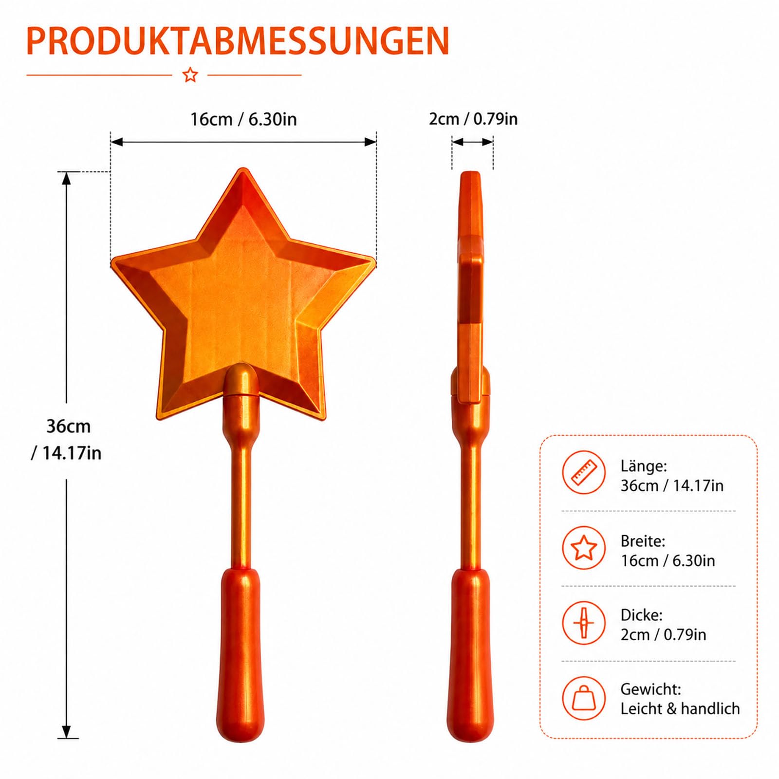 LMSAWK Credit Card Wand, 3D Printed Star Magic Wands with Hidden Slot, Tap to Pay - Image 2