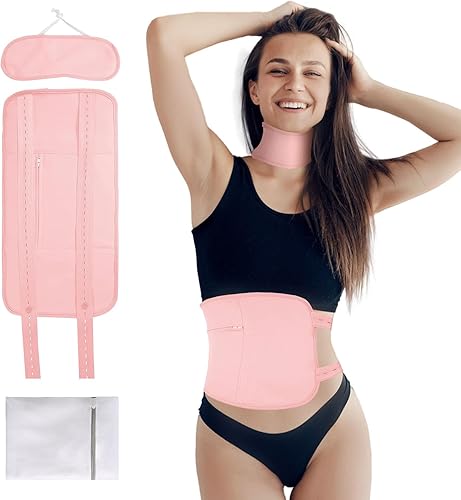 Miniatura 1 de Paquete de aceite de ricino, kit de aceite de ricino orgánico reutilizable ajustable para desintoxicación del hígado, comodidad para dormir menos