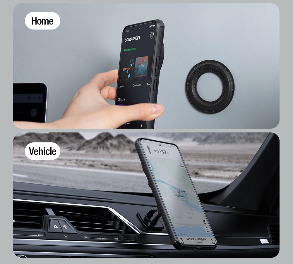 Xiaomi 15 Ultra Funda Lzzox Funda Magnética Para Xiaomi 14 Ultra Compatible Con Cargador Inalámbrico MagSafe, Cubierta De Lente De Metal Con Función Atril, Protección De La Cámara, A Prueba De Golpes