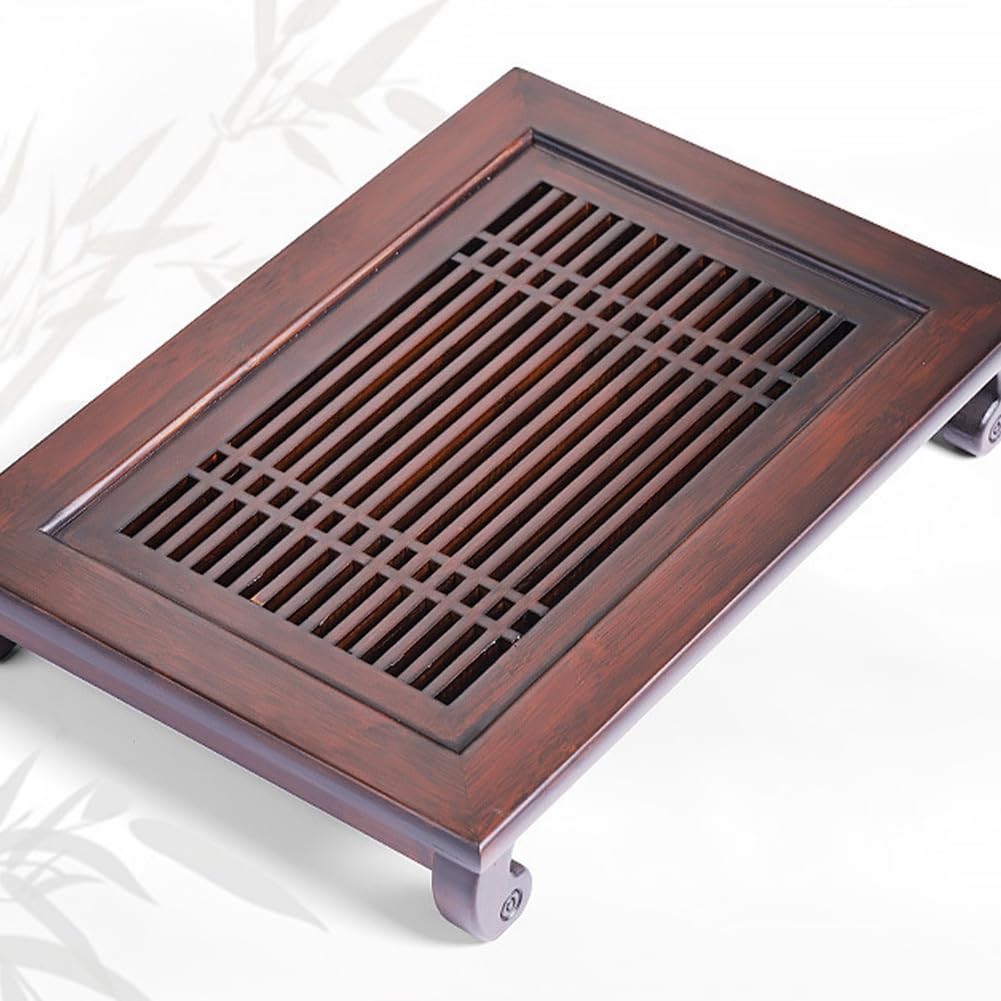 Plateau à thé, Plateau à thé en Bois, Water Storage Set Drawer Household Tea Board Chinese Tea Storage Tray