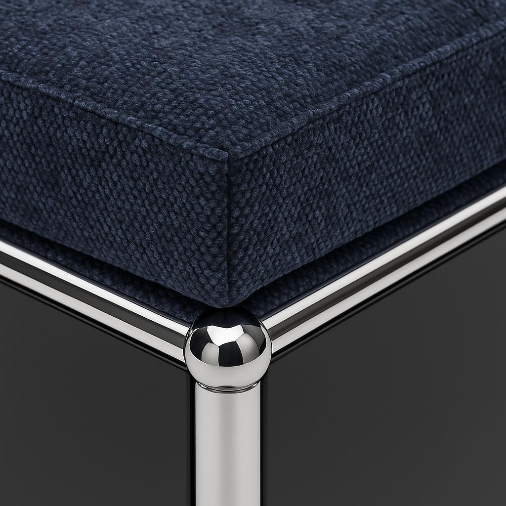 Sitzkissen kompatibel mit USM Haller 75x35x8 cm Mitternachtsblau | Passend für USM Haller · Polyester-Bezug abnehmbar & waschbar (30°C) · Schaumstoff-Füllung · Antirutsch · 9 Farben