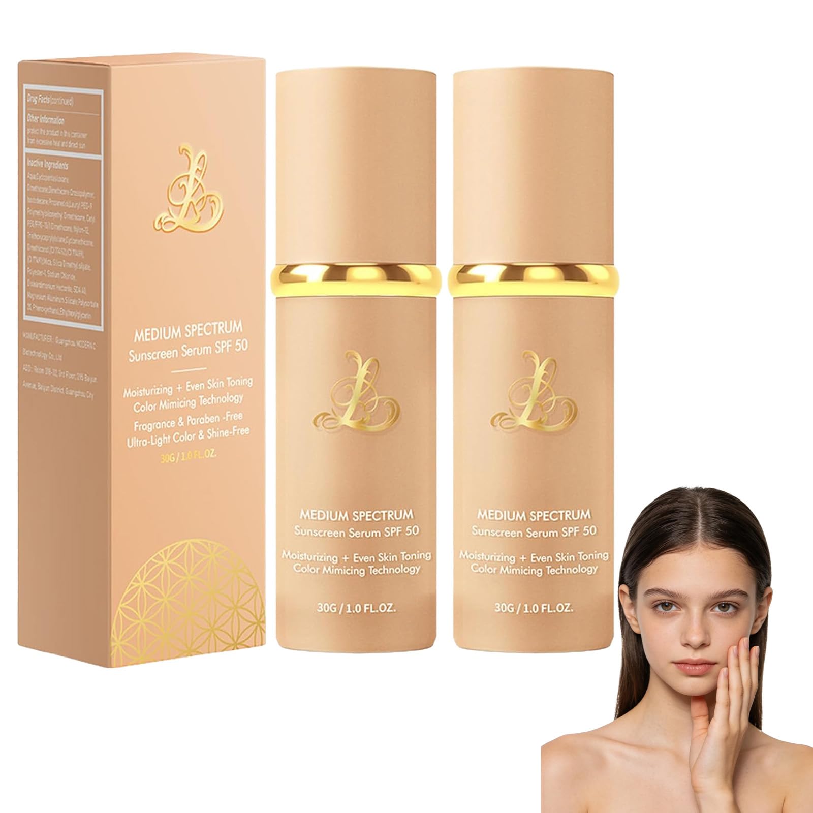 Infinite Love Maquillaje,4 En 1 Base De Maquillaje Antiedad,Base De Maquillaje Que Cambia De Color Spf 50,Antiedad Hidratante,Se Adapta A Tu Tono De Piel (#1PC) — view 7