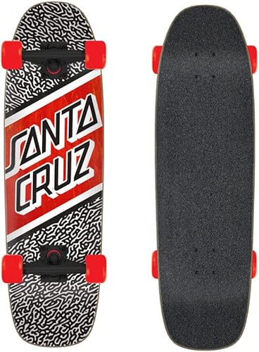 NHS Santa Cruz Skateboarding Cruiser Skateboard Completo