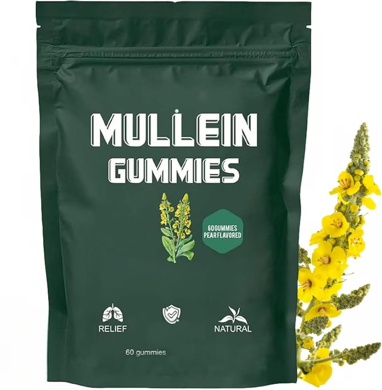 Gomitas de gordolobo, ositos de goma diarios, apoyo respiratorio y sistema digestivo, ositos de goma diarios