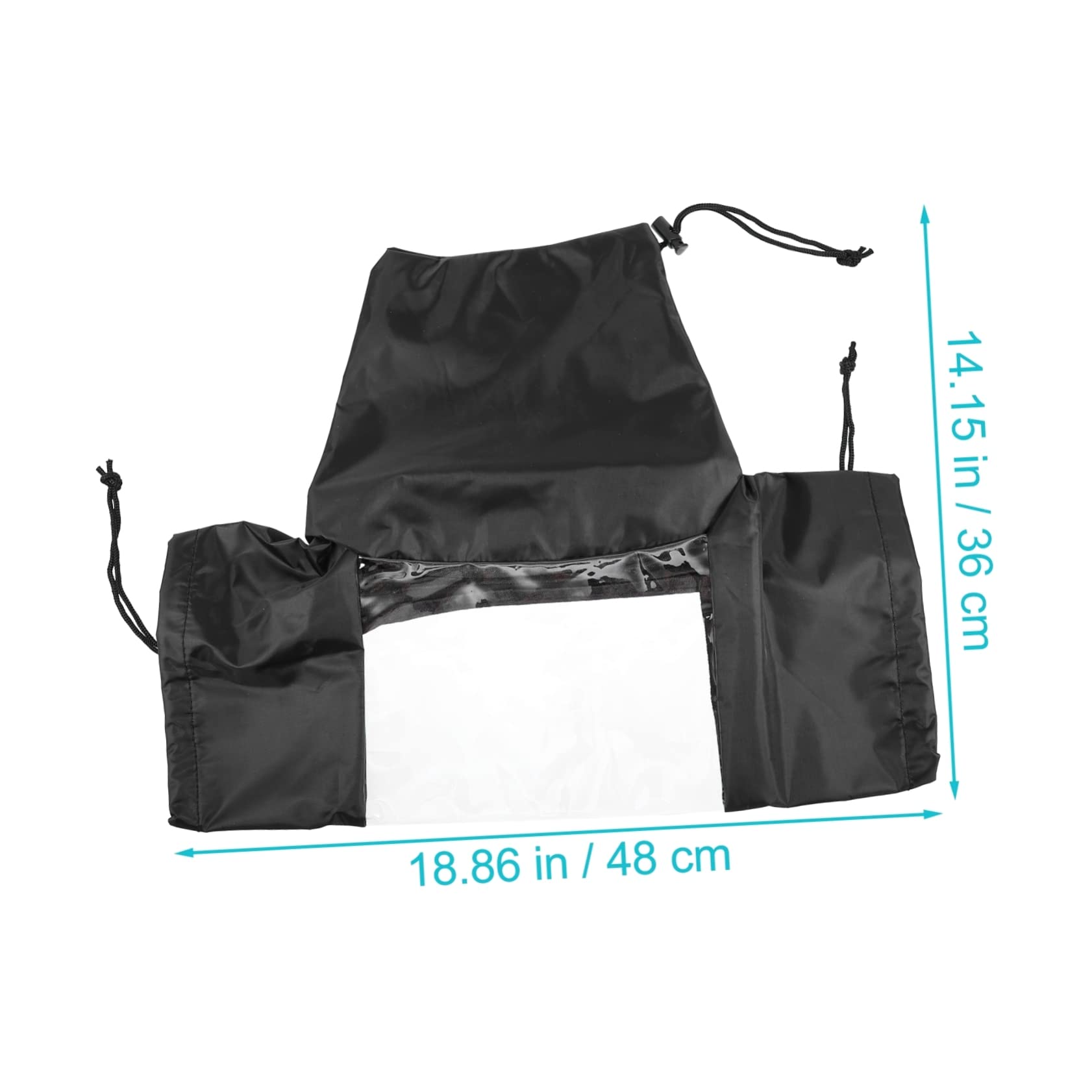 DOITOOL SLR Camera Rain Cover Protector with Transparent Window for DSLR Easy to Use Flash Installation for Desert and Seaside Photography