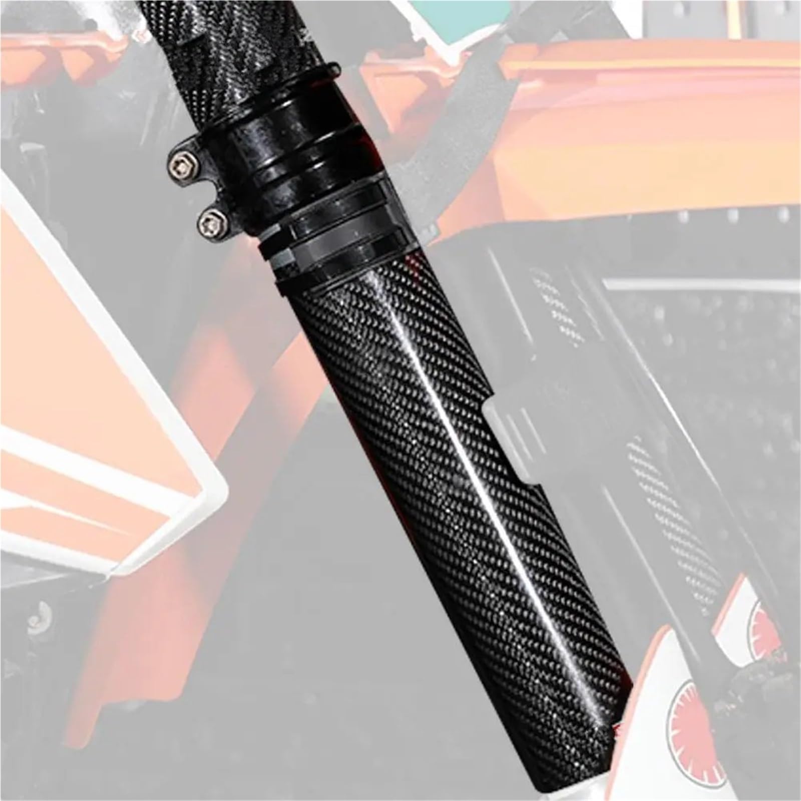 Misura per EXC SX XCF 125 250 350 450 530 Moto 140-260MM Protezione antiurto forcella anteriore regolabile soffietto forcella(248mm)