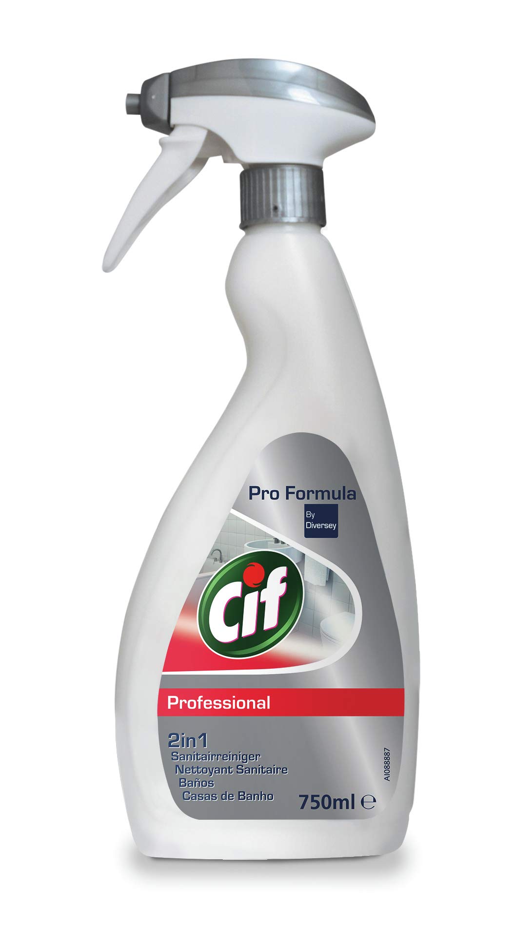 Cif Pro Formula 2in1 Sanitairreiniger, 750ml/sproeiflacon, 6st/doos