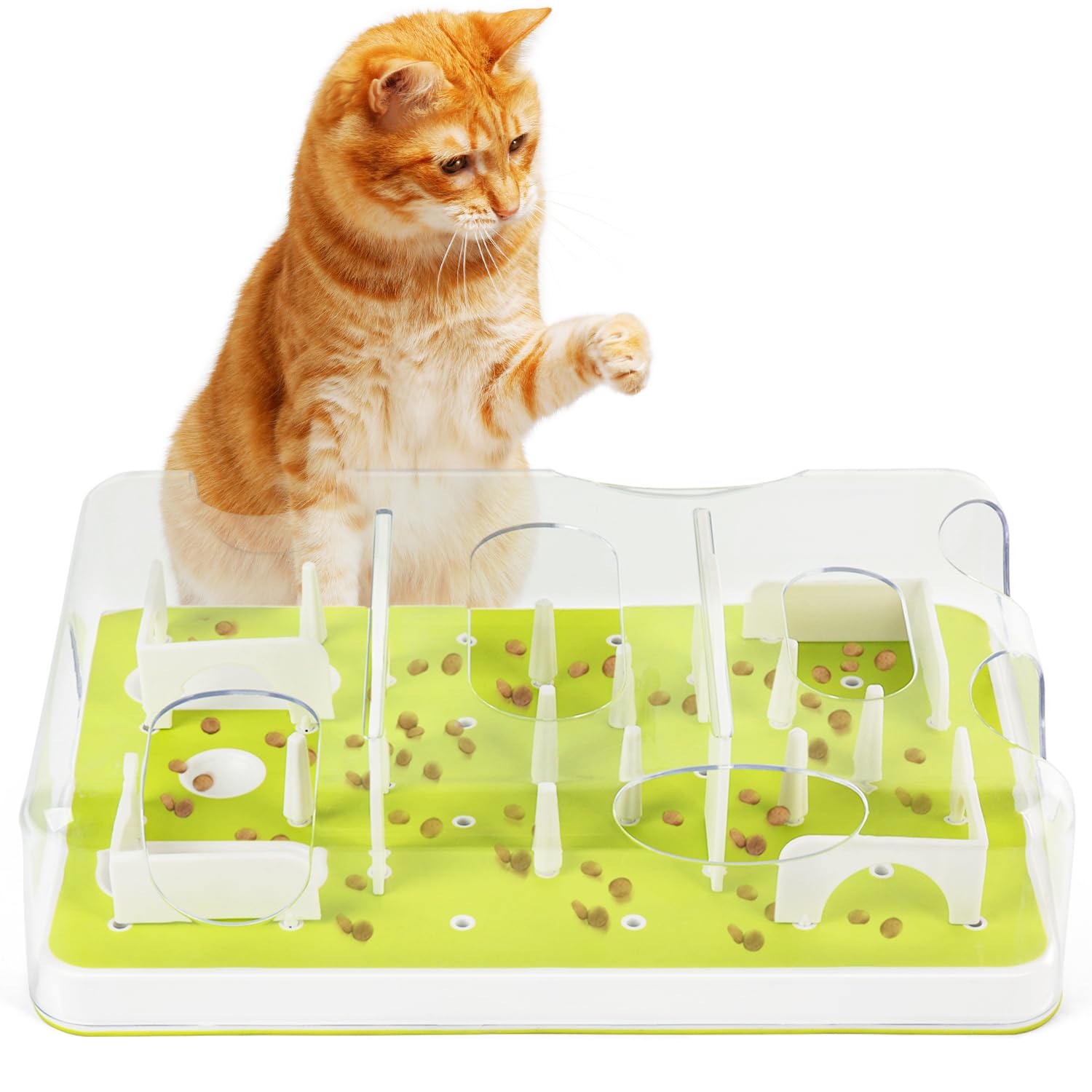 Katzen Futter Spielzeug - Interaktiver Leckerli Spender, 15x23cm