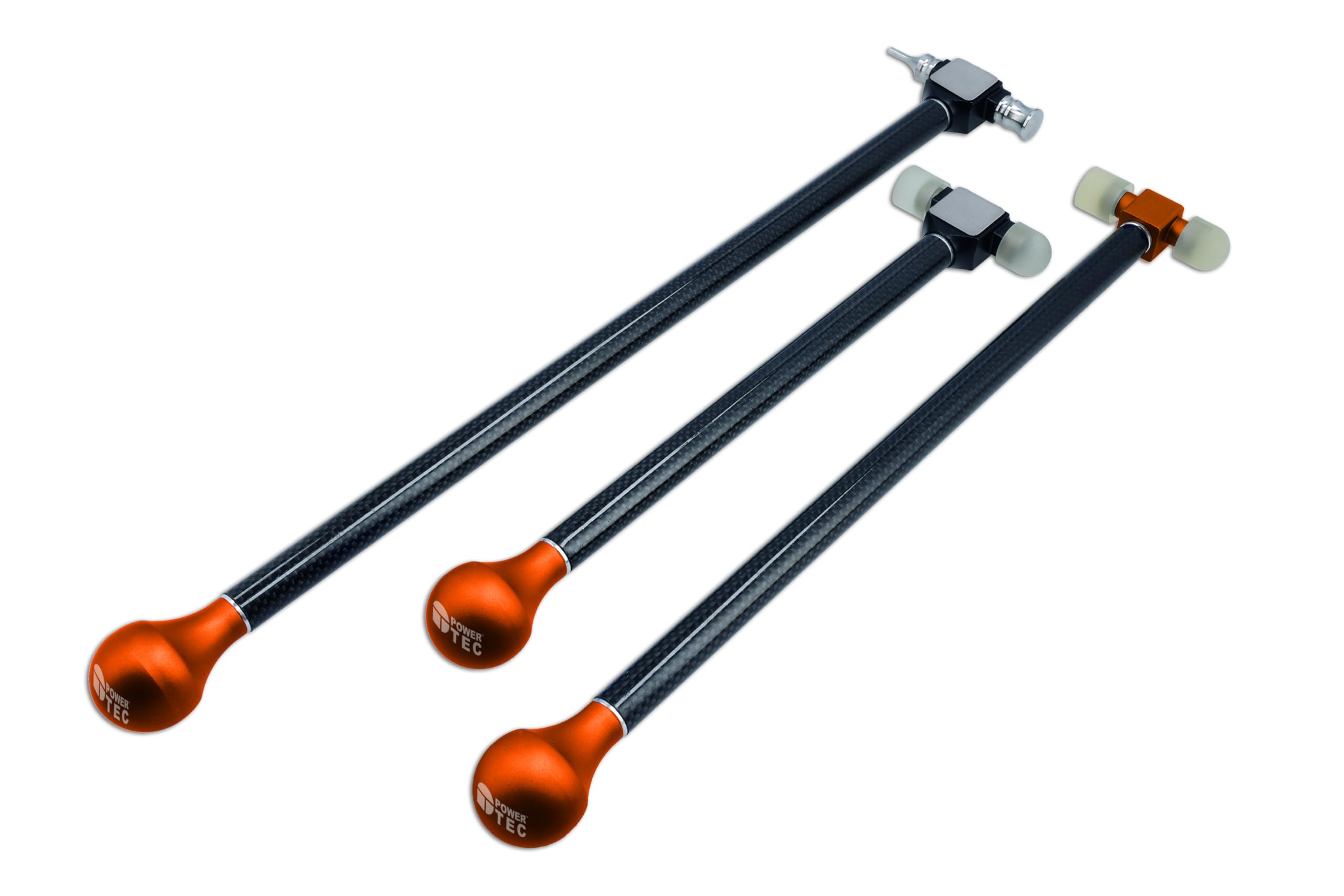 PowerTec 92763 Carbonstrike - Juego de 3 martillos
