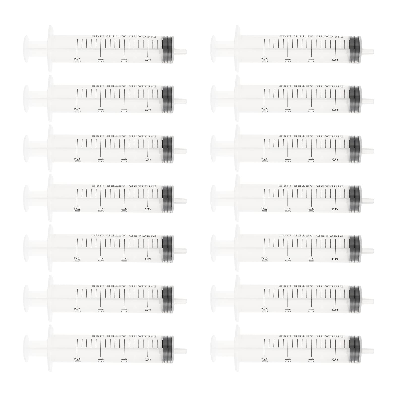 Buy Hemoton 30pcs Syringe with Measurement Liquid Measuring Syringes