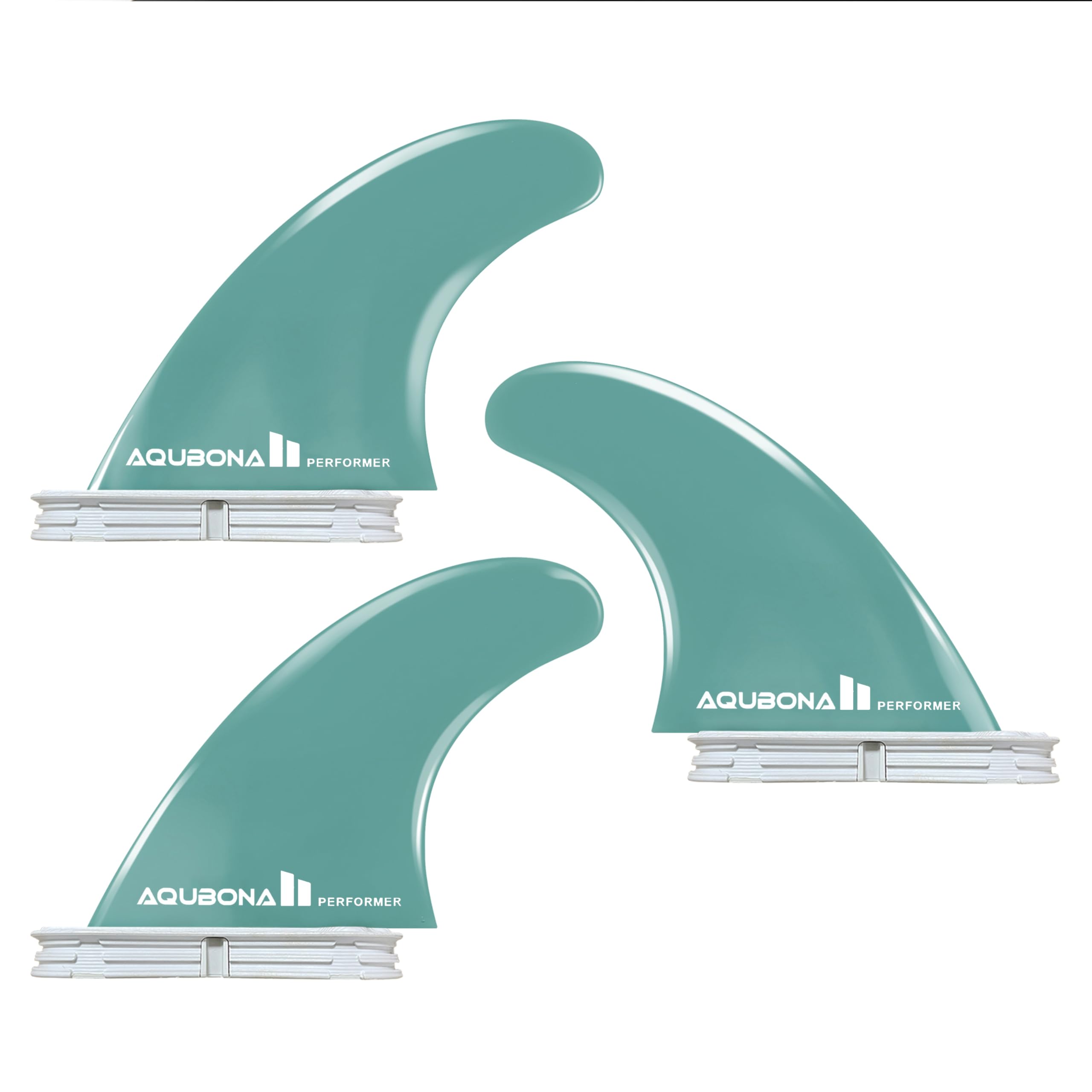 Pinne Da Surf Dual Tab II Medium - Fibra Di Vetro, Per Performer/Reactor - Foto 5