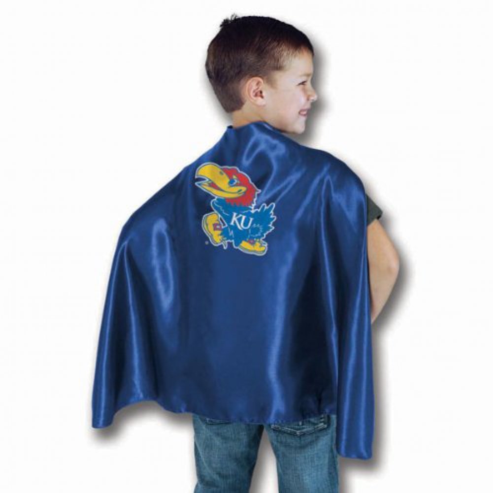 NCAA Kansas Jayhawks Royal Blue Hero Cape