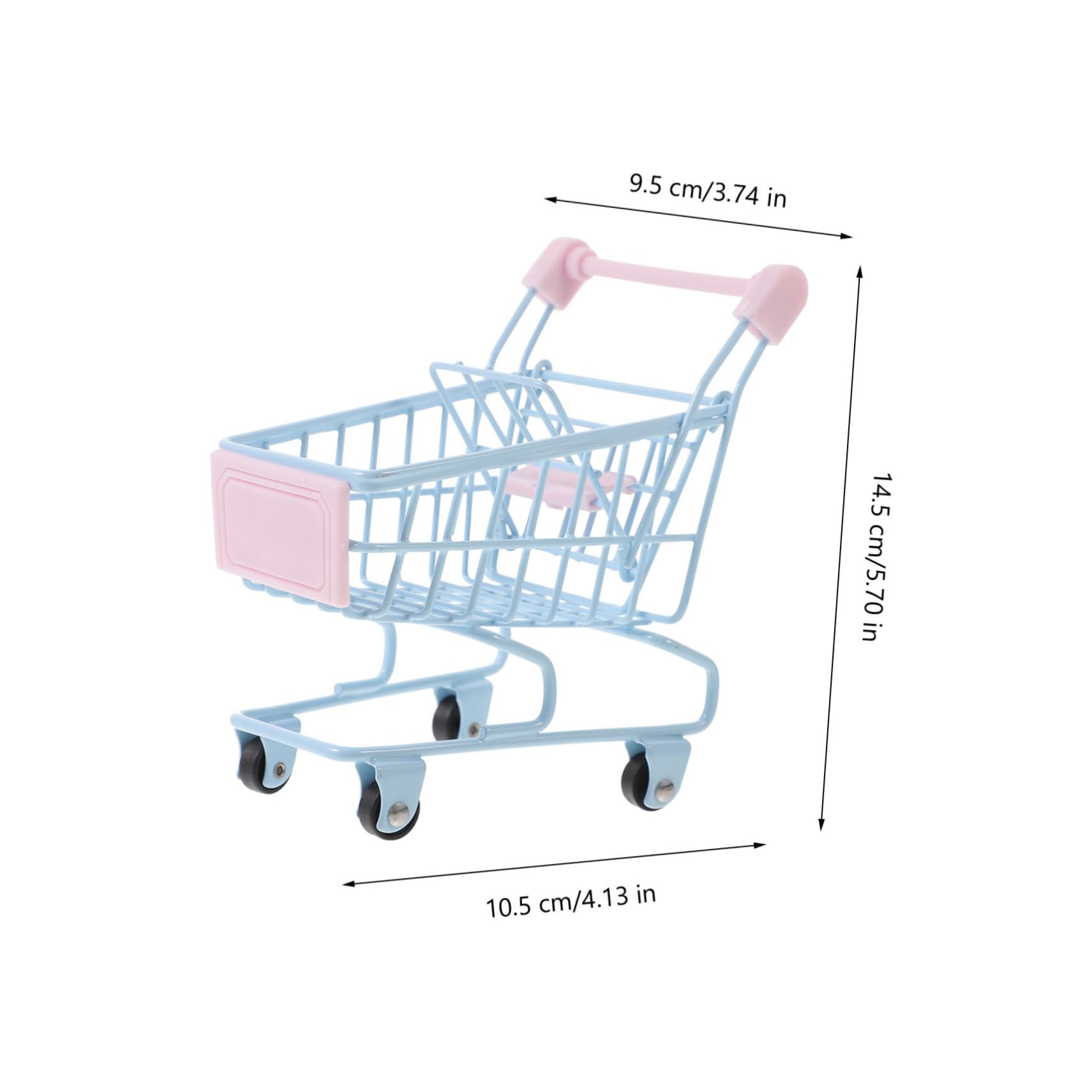 BRIGHTFUFU 1 set Mini Shopping Basket Creative Fry Basket for Serving Fries and Snacks for Home Kitchen Restaurants and Parties Random Color