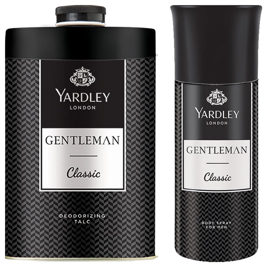 Yardley London Gentleman Classic Deo Body Spray for Men, 150ml & Yardley London Gentleman Talcum Powder, 250g-image-1