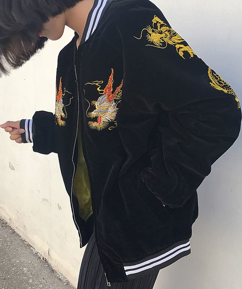 Veste de baseball Sukajan mi-saison pour vos sorties urbaines