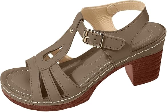 Wedge Sandals for Women Dressy Summer Comfortable Walking Open Toe Low Heel Sandal Arch Support Sandals with Arch Support Vacation Beach Shoes