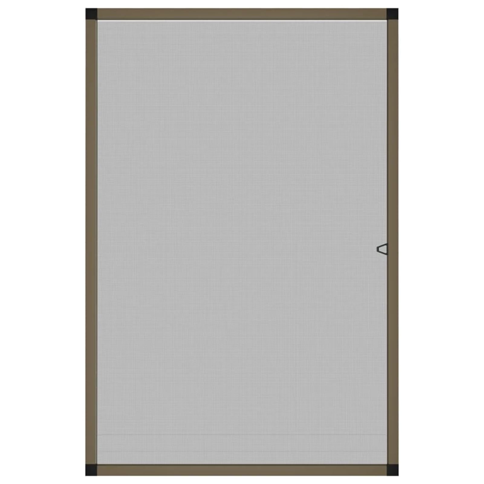 Gecheer Insektenschutzgitter, Aluminiumrahmen 80x120 cm braun mit Fiberglasnetz schwarz für Fenster kürzbar, für frische Luft und Schutz vor Insekten153834