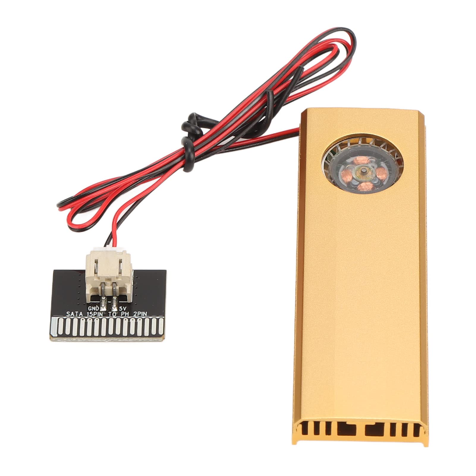 M.2 Heatsink SSD, SSD Heatsink Easy Installation SATA Power Supply for Office (Gold)-image-38